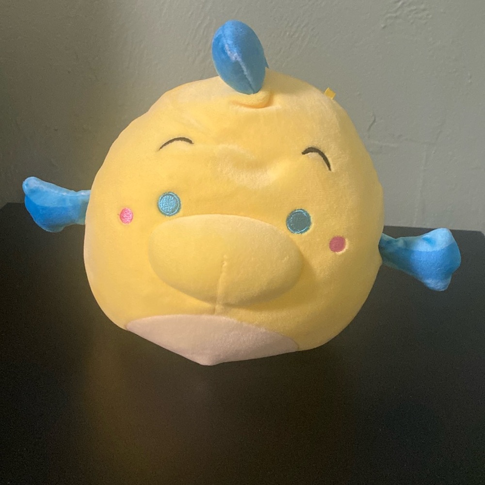 Squishmallows Disney The Little Mermaid Flounder 7” Plush